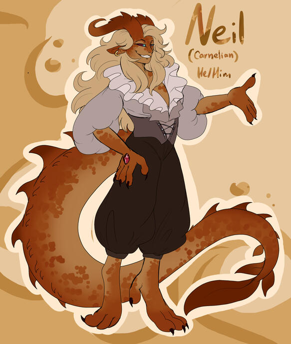 🫧Arrogant and proud. King of the kingdom of dragons he rules with an iron fist. Always fluttering and flaunting his status. As well flirting with others for the fun of it. Many either love him or hate him for his personality.
